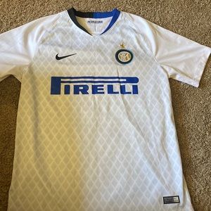 White Nike Dri Fit Inter Milan Jersey